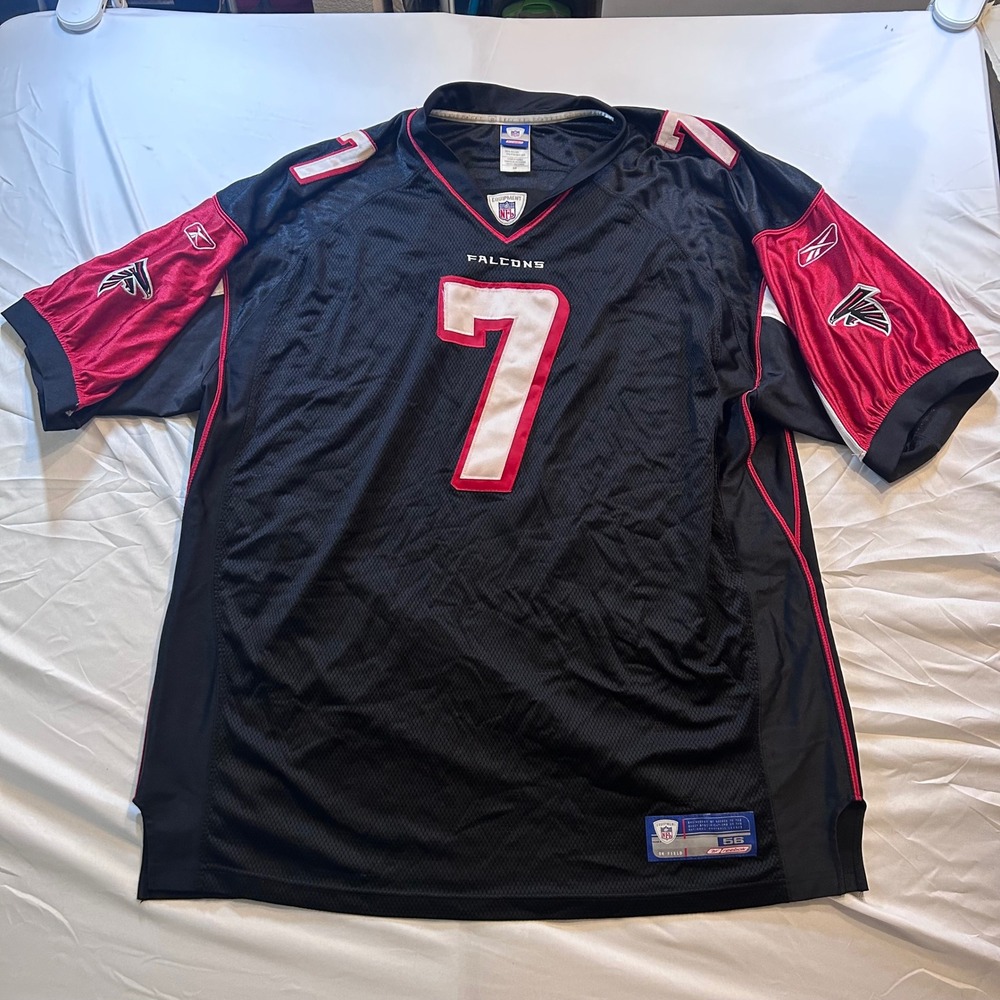 Reebok NFL Atlanta Falcons Michael Vick 7 Jersey Black Mens 56 XL/2XL